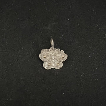 Malcolm Appleby Butterfly Pendant with 18ct Gold Beads